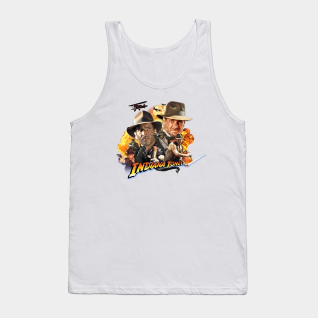 Indiana Jones is Awesome Tank Top by Nosirrah